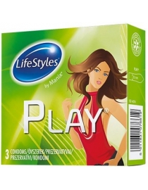 Презервативы LifeStyles PLAY 3+1 шт. коробка